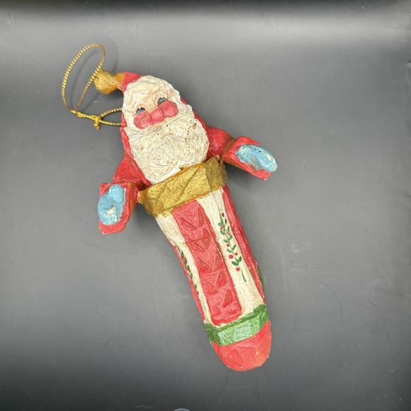 House of Hatton Other - Vintage 7" Santa in Stocking House of Hatten HoH Christmas Ornament 1992